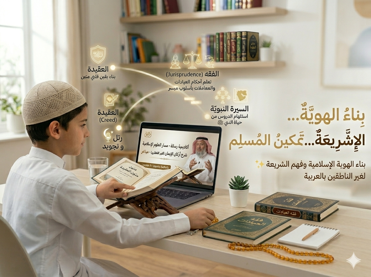 أطفال يتعلمون العلوم الإسلامية ببهجة